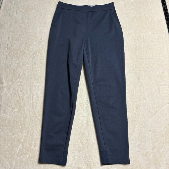 Ministry of Supply‎ Womens Kinetic Pull on Pant Size 4 Jogger Slate Blue Stretch - Picture 2 of 13